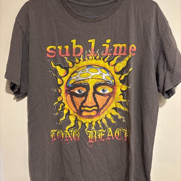 Sublime | Shirts | Sublime Graphic Tee Charcoal Gray | Poshmark